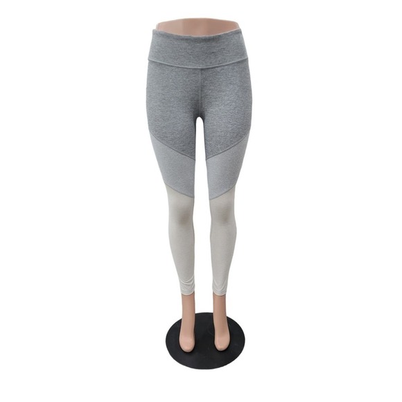 NEW Outdoor Voices Womens Spring 7/8 Color Block Leggings‎ Grey Size Small - Picture 5 of 16